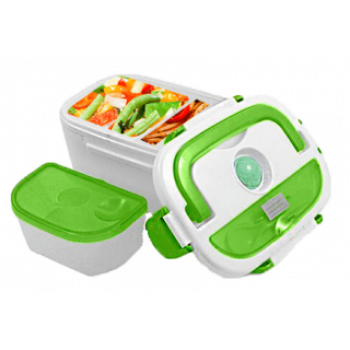 Boîte chauffante lunch box électrique - À Compartiments Amovibles - Vert